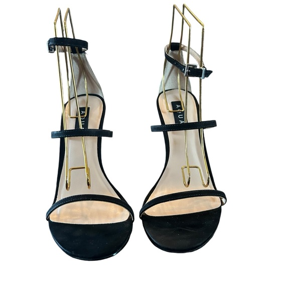 Aqua Jenni Ankle Strap Strappy Flared Heels NEW Size 9.5 - Picture 5 of 11